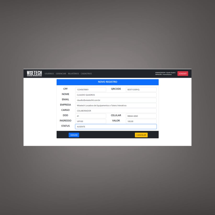 Wisetech Totens Interativos